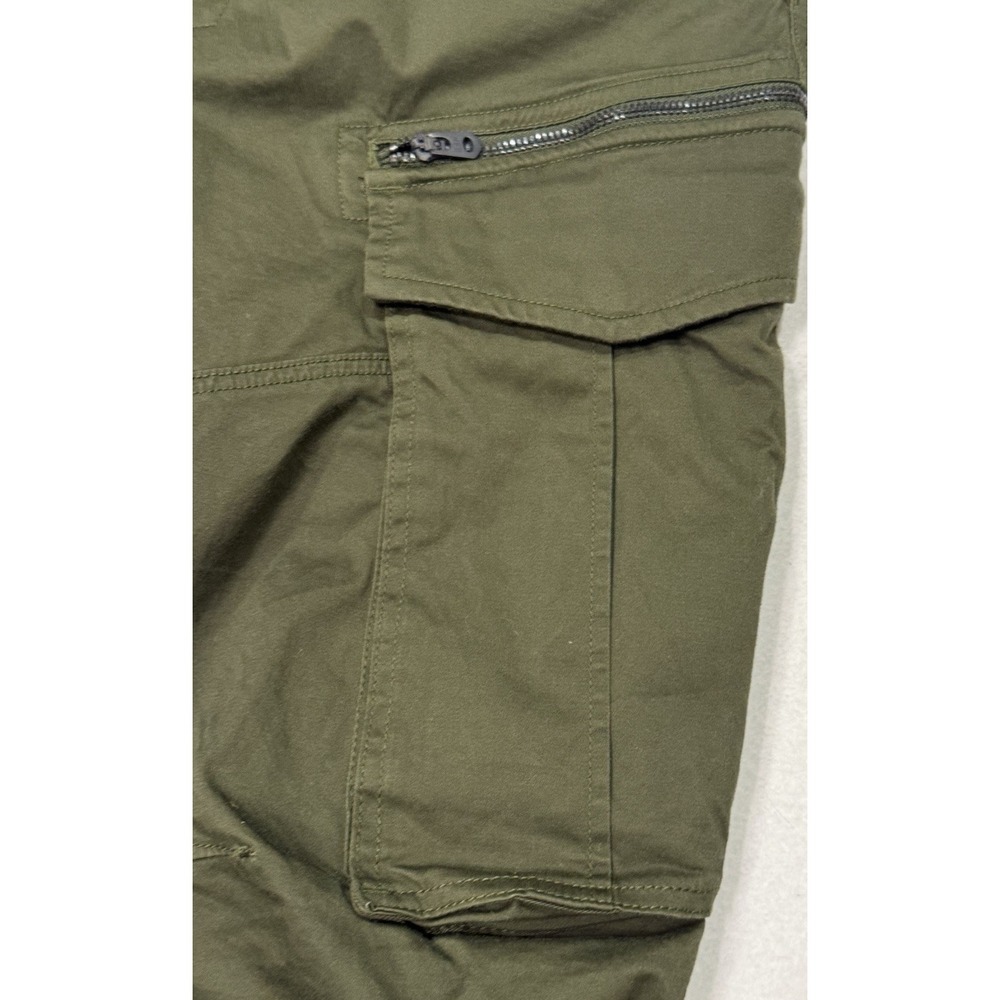 G Star Raw Mens Army Green Pants size 36 Cargo Tapered Leg - Picture 2 of 7
